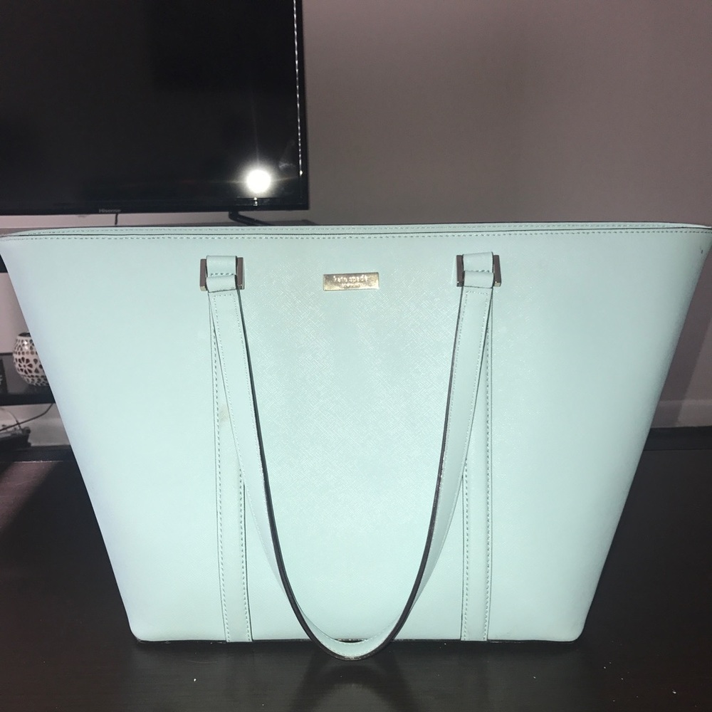 Kate Spade Mint Blue large handbag-Great condition
